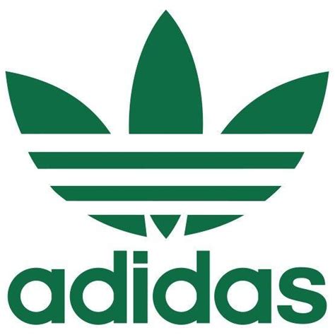 simbolo de adidas original verde